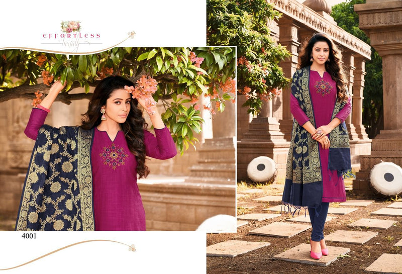 Shagun Lifestyle Vaccine Vol 4 Sluby Silk Casual Wear Salwar Suits