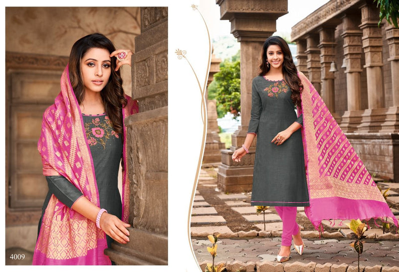 Shagun Lifestyle Vaccine Vol 4 Sluby Silk Casual Wear Salwar Suits