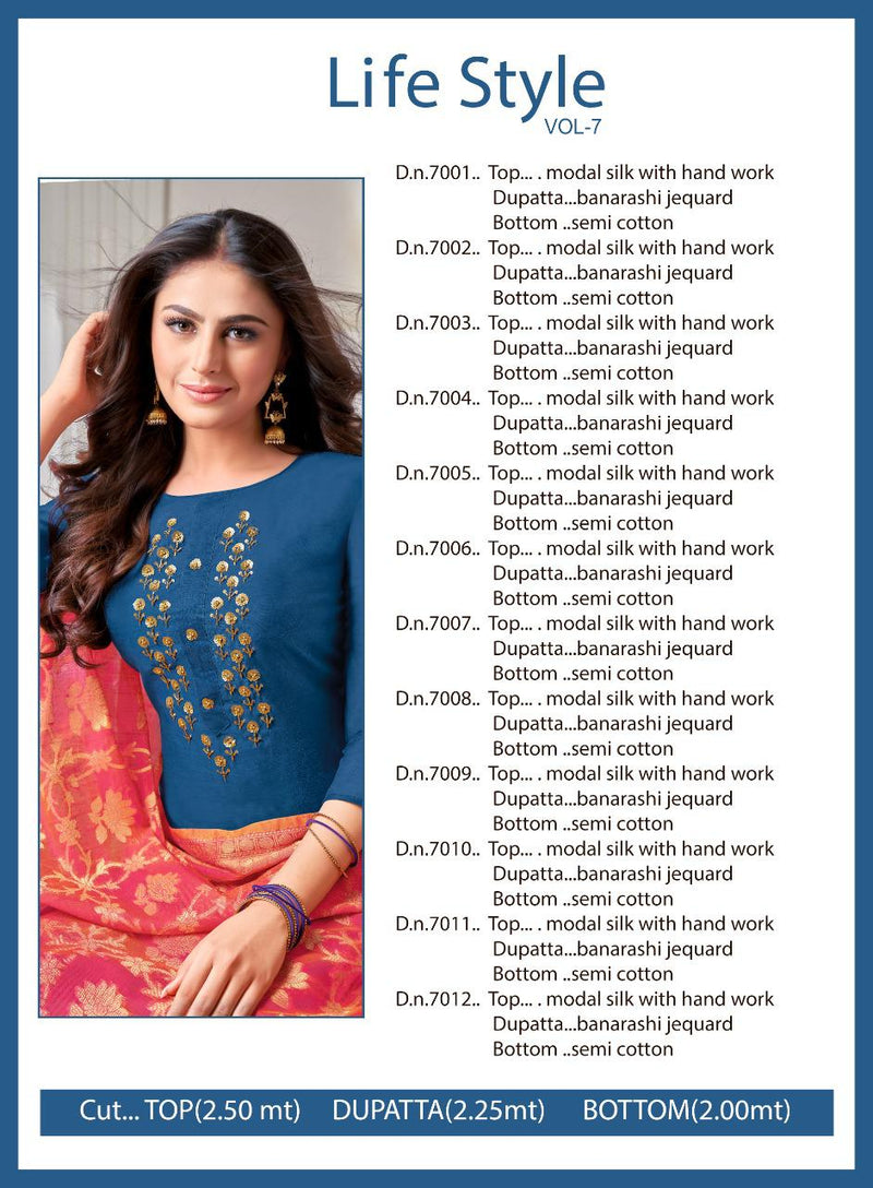 Shagun Lifestyle Vol 7 Modal Silk Stylish Designer Wear Salwar Kameez