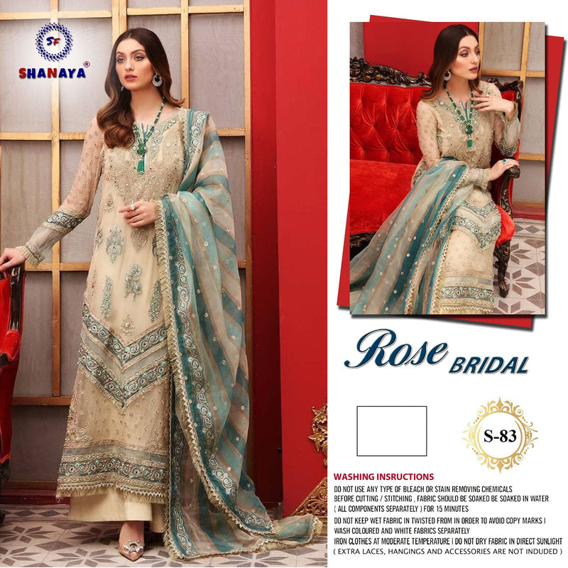 Shanaya Fashion S 83 Heavy Butterly Net Embroidered Work Salwar Kameez