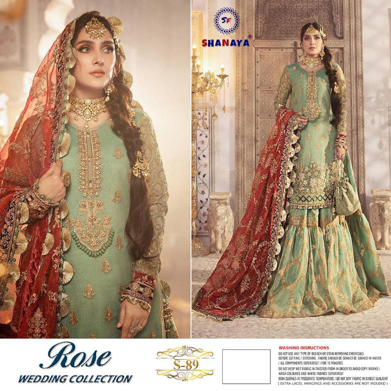 Shanaya Rose S 89 Wedding Collection Heavy Fox Georgette Pakistani Suits