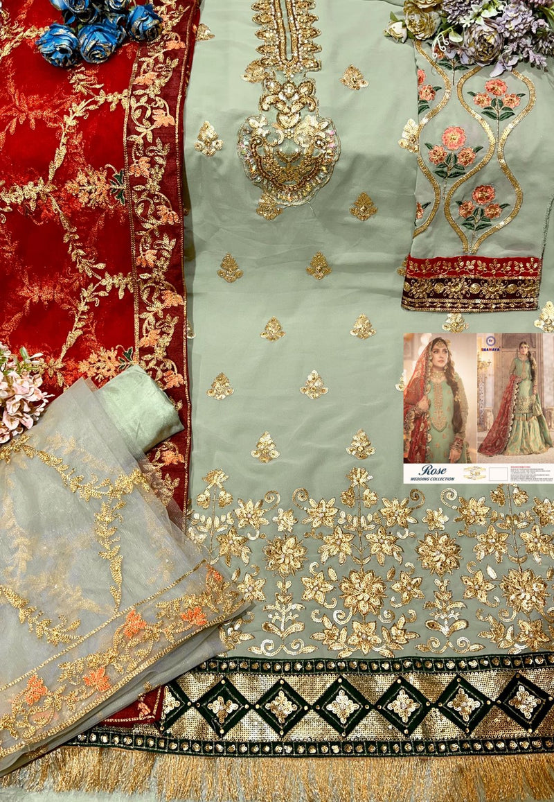 Shanaya Rose S 89 Wedding Collection Heavy Fox Georgette Pakistani Suits