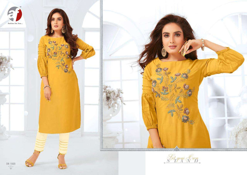 Shaukeen Vol 4 By Anju Fab Bemberg Silk With Neck Work Casual Wear Fancy Readymade Kurtis
