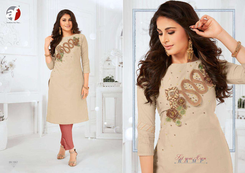 Shaukeen Vol 4 By Anju Fab Bemberg Silk With Neck Work Casual Wear Fancy Readymade Kurtis