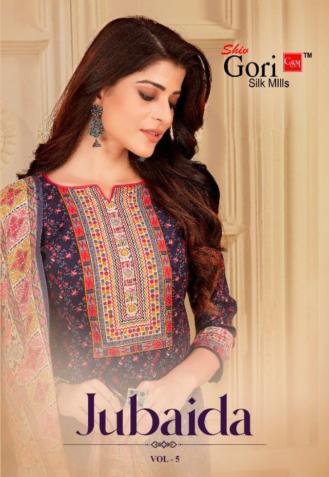 Shiv Gori Silk Mills Jubaida Vol 5 Kashmiri Wool Full Heavy with beautiful Kurti