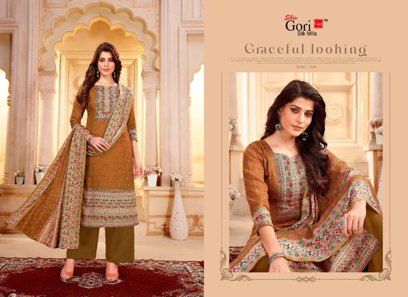 Shiv Gori Silk Mills Jubaida Vol 5 Kashmiri Wool Full Heavy with beautiful Kurti