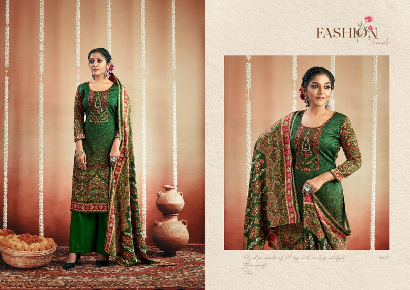 Shiv Gori Silk Mills Zeba Vol 3 Wool With Fancy Gala Suit