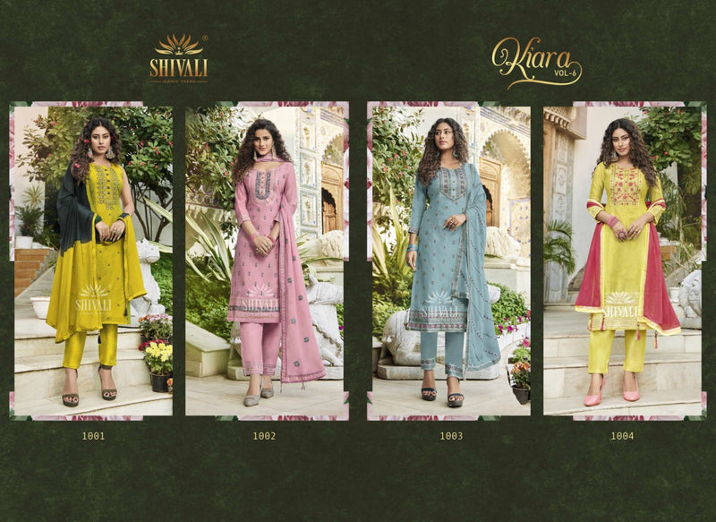 Shivali Fashion Kiara Vol 6 Fancy Designer Partywear Kurti Collection