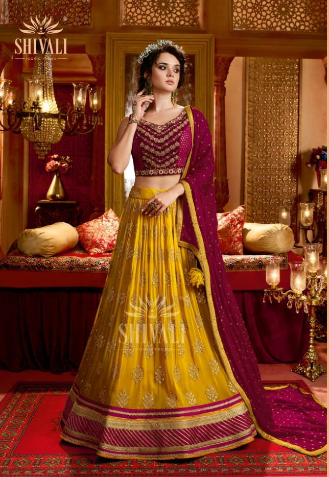 Shivali Fashion Sangeet Vol 2 Dno 2011 Stylish Designer Handwork Lehenga Choli