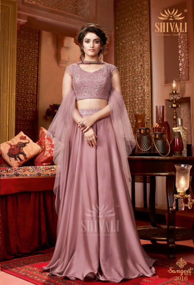 Shivali Fashion Sangeet Vol 2 Dno 2016 Stylish Designer Handwork Lehenga Choli