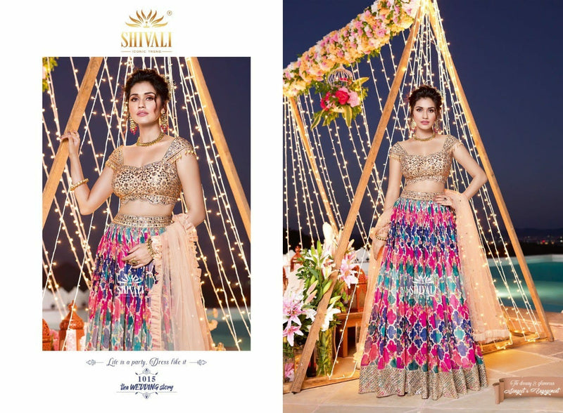 Shivali Fashion The Wedding Story 1015 Stylish Designer Handwork Lehenga Choli