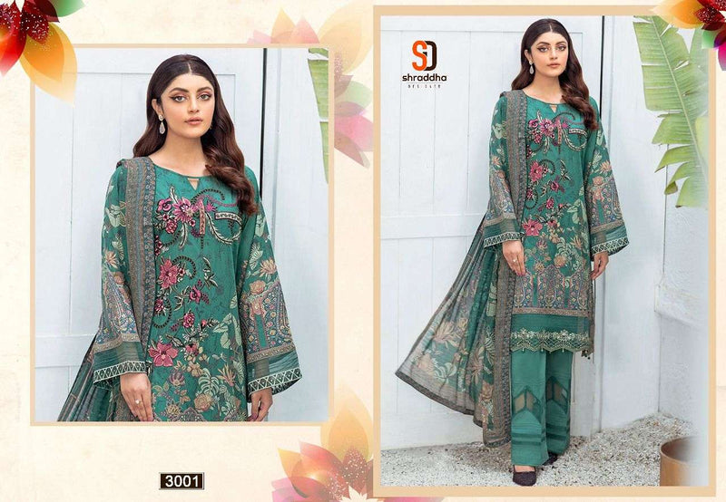 Shraddha Designer Marjjan Vol 3 Lawn Cotton Printed Pakistani Salwar Kameez