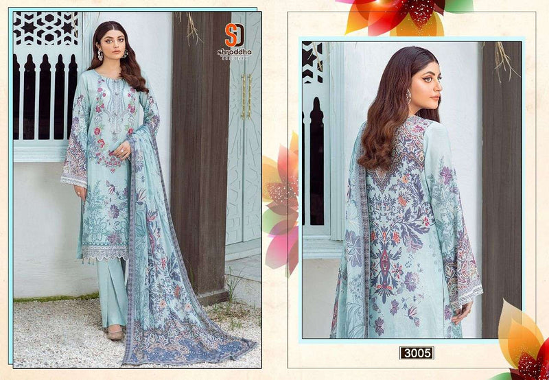 Shraddha Designer Marjjan Vol 3 Lawn Cotton Printed Pakistani Salwar Kameez