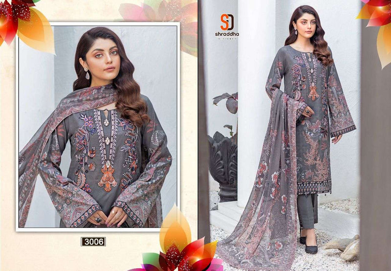 Shraddha Designer Marjjan Vol 3 Lawn Cotton Printed Pakistani Salwar Kameez