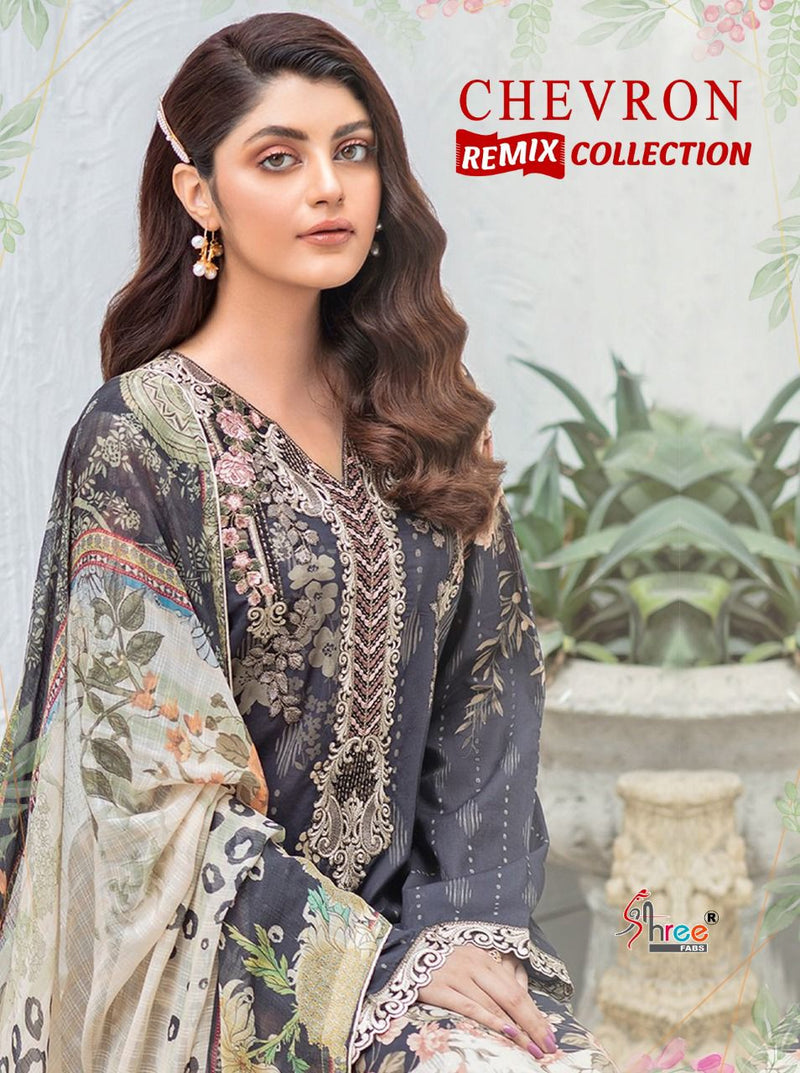 Shree Fabs Cheron Remix Collection Cotton Print Salwar Suit