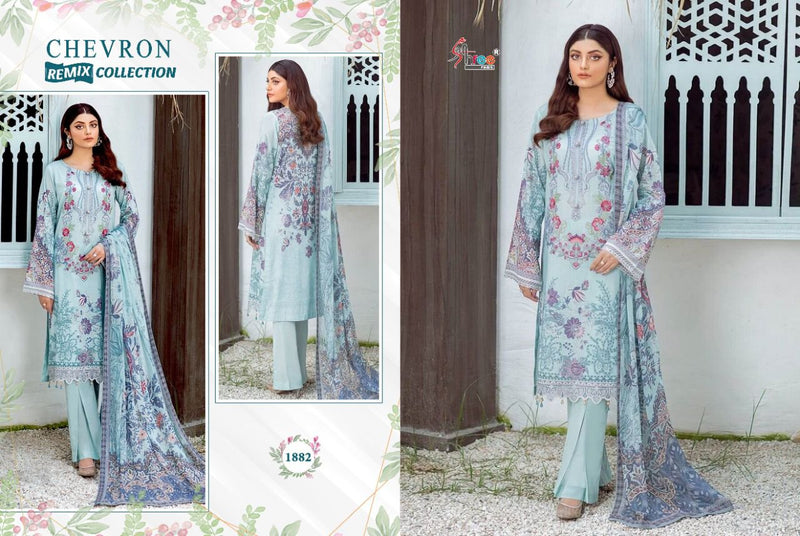 Shree Fabs Cheron Remix Collection Cotton Print Salwar Suit