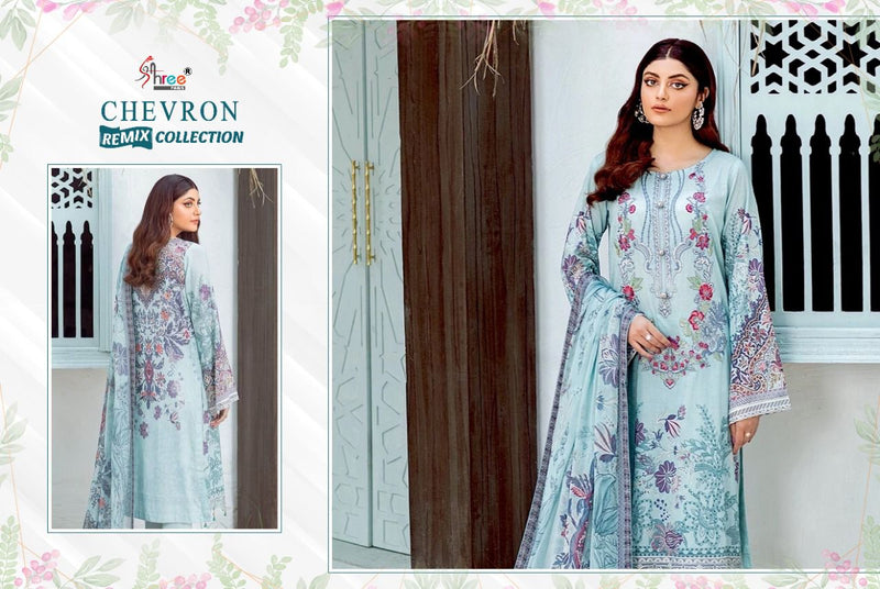 Shree Fabs Cheron Remix Collection Cotton Print Salwar Suit