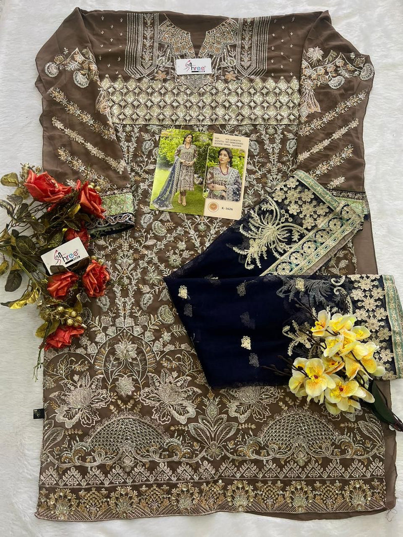 Shree Fabs K 1626 Fox Georgette Heavy Embroidered Pakistani Salwar Suit