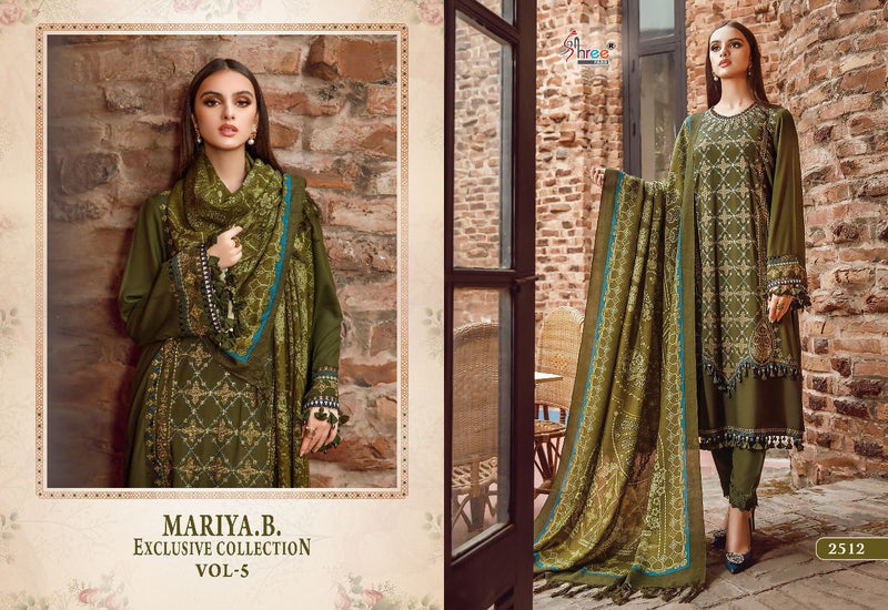 Shree Fabs Maria B Exclusive Collection Vol 5 Rayon Cotton Kashmiri Self Embroidered Pakistani Suit
