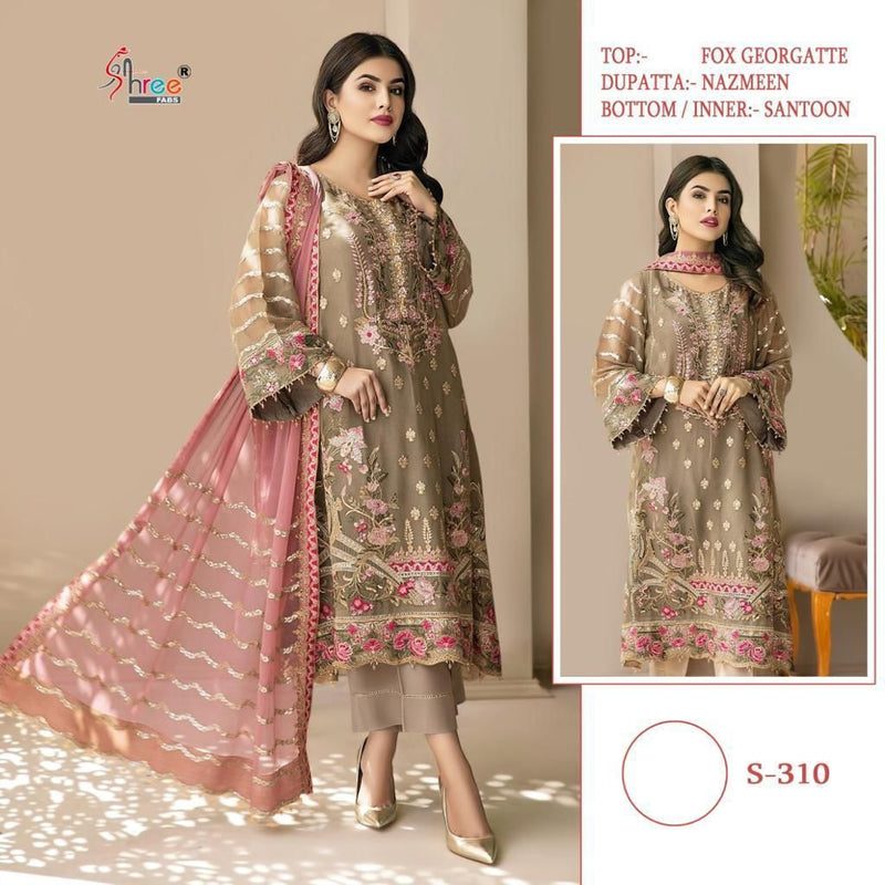 Shree Fabs S 310 Fox Georgette Designer Wear Pakistani Salwar Kameez