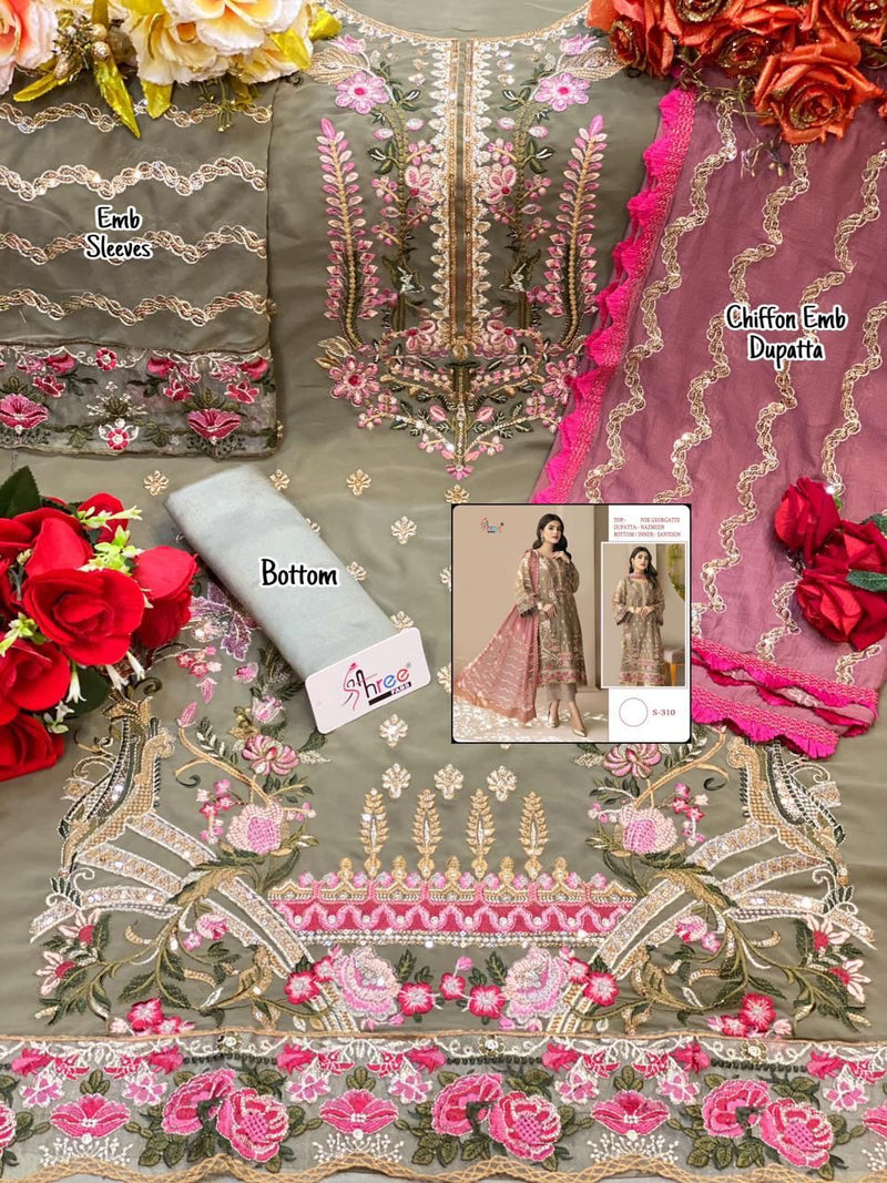 Shree Fabs S 310 Fox Georgette Designer Wear Pakistani Salwar Kameez