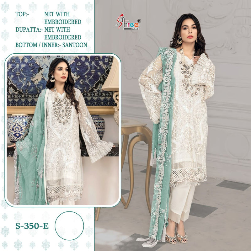 Shree Fabs S 350 Net Embroidered Stylish Wear Pakistani Suit