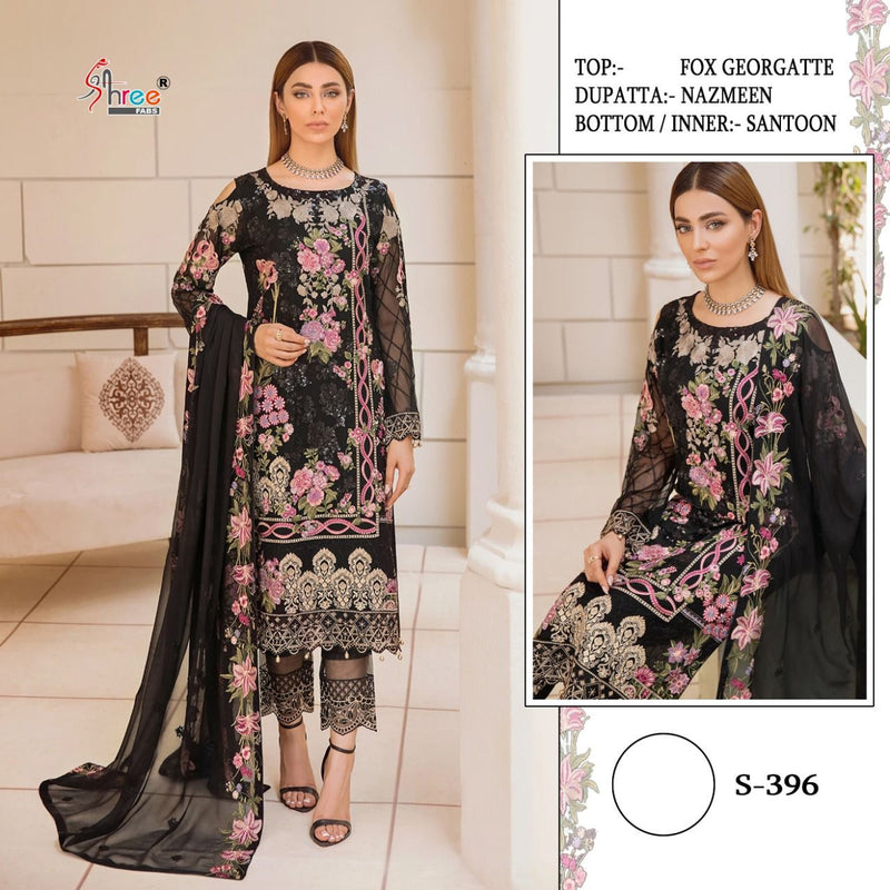 Shree Fabs S 396 Fox Georgette Pakistani Designer Wear Salwar Kameez
