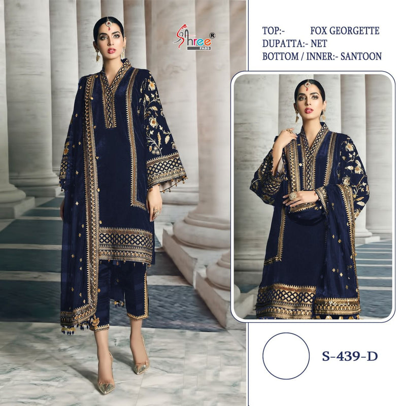 Shree Fabs S 439 Faux Georgette Pakistani Wear Salwar Kameez