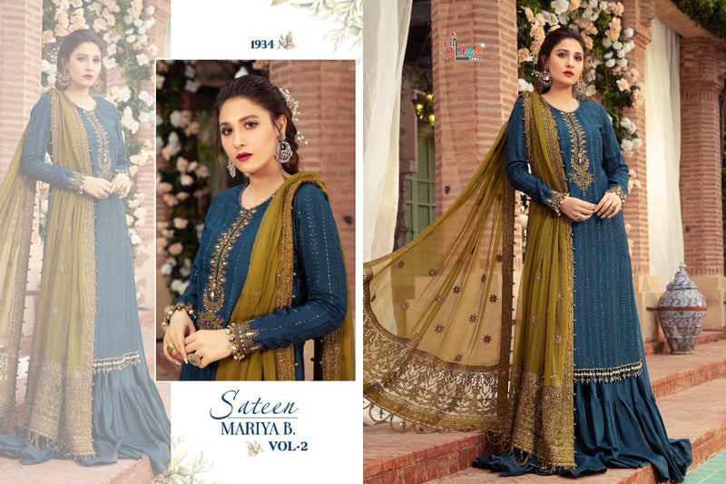 Shree Fabs Sateen Mariya B Vol 2 Cotton With Self Embroidery