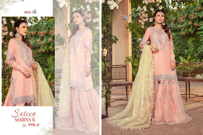 Shree Fabs Sateen Mariya B Vol 2 Cotton With Self Embroidery
