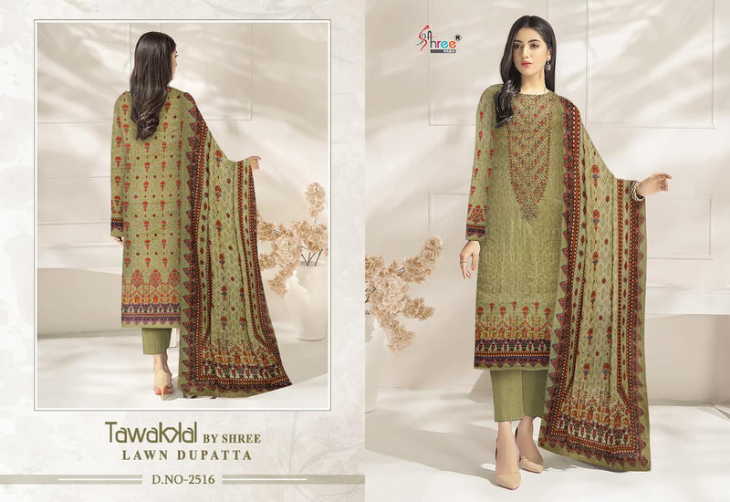 Shree Fabs Tawakkal Lawn Dupatta Pure Cotton Print With Embroidery Work Salwar Suit