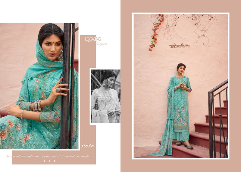 Shree Shalika Vol 74 Pure Georgette Sequence Work Digital Printed Salwar Suit