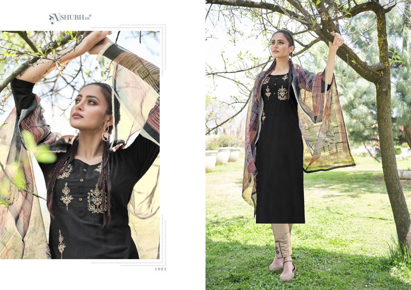 Shubh Nx Launch Kelly Chinon With Hand And Embroidery Work Party Wear Exclusive Salwar Kameez