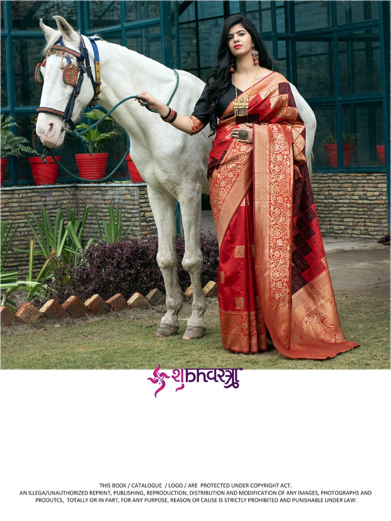 Shubh Vastra Launch Rajwadi Vol 2 Banarasi Silk Printed With Fancy Lace Exclusive Tradional Wear Sarees