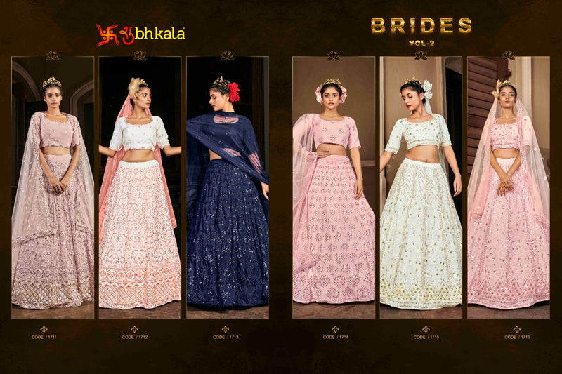 Shubhkala  Brides Vol 2 Georgette Lehnga Choli Collection