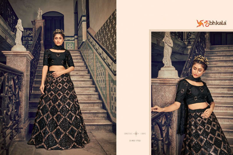 Shubhkala Launch By  Brides Vol 1 Net With Heavy Work Designer Fancy Wedding Wear Lehenga