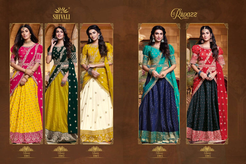 Shvali Riwazz Vol 3 Fancy Embroidery Suit