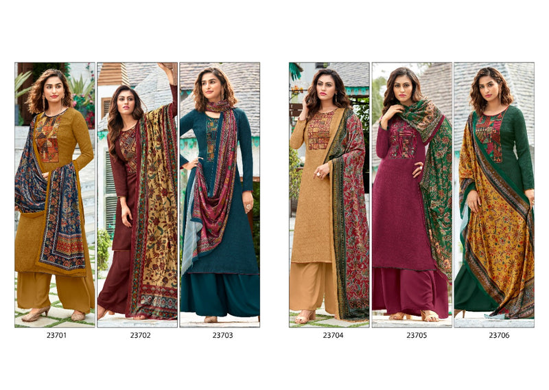 Siddhi Sagar Julliat Pure Pashmina Digital Print Embroidered Work Salwar Kameez