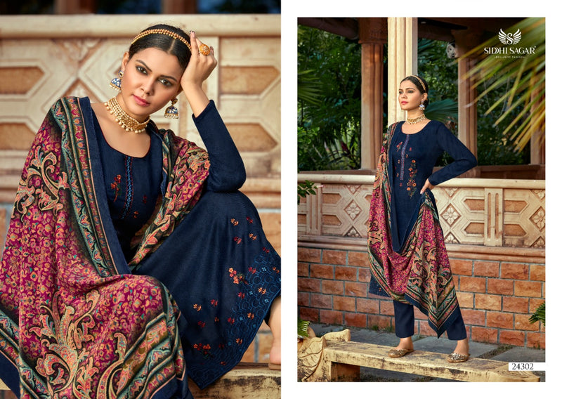 Siddhi Sagar Makhmal Kani Pashmina Digital Print Salwar Suit