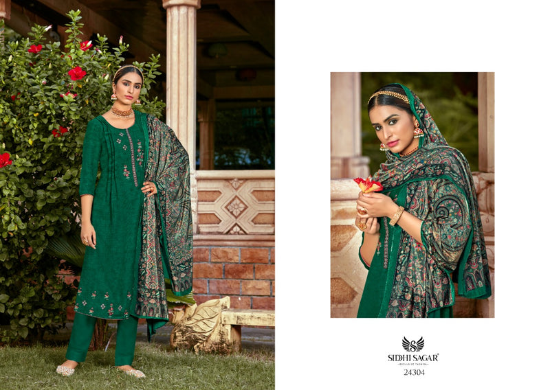 Siddhi Sagar Makhmal Kani Pashmina Digital Print Salwar Suit