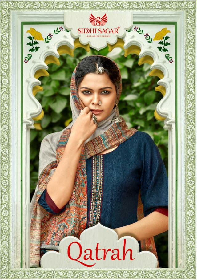 Siddhi Sagar Qatrah Pashmina Print With Fancy Placement Salwar Suit