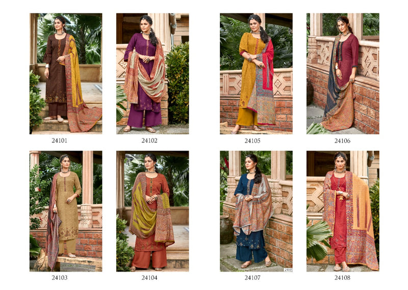 Siddhi Sagar Qatrah Pashmina Print With Fancy Placement Salwar Suit