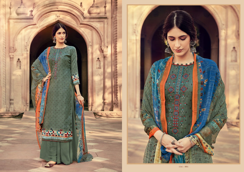 Siddhi Sagar Samya Pure Pashmina Digital Print Fancy Embroidered Work Salwar Kameez