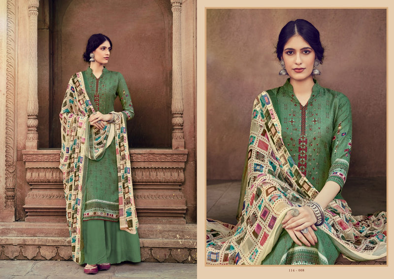 Siddhi Sagar Samya Pure Pashmina Digital Print Fancy Embroidered Work Salwar Kameez