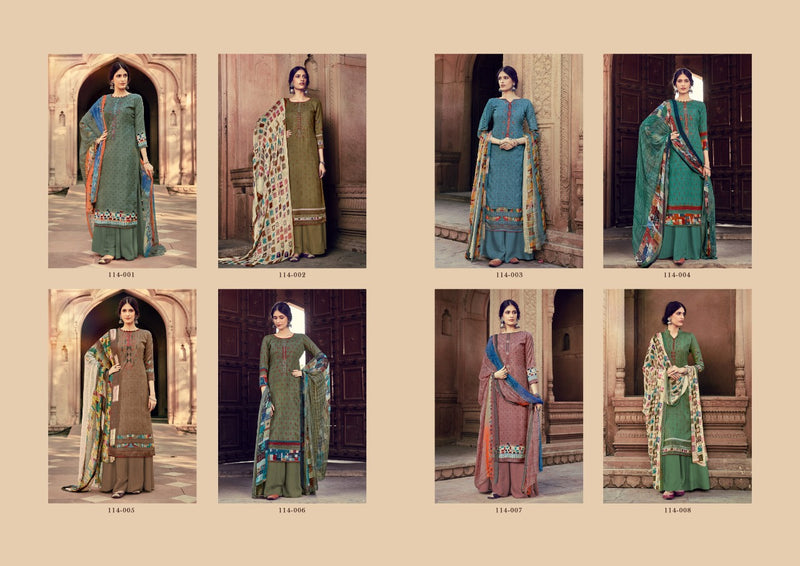 Siddhi Sagar Samya Pure Pashmina Digital Print Fancy Embroidered Work Salwar Kameez
