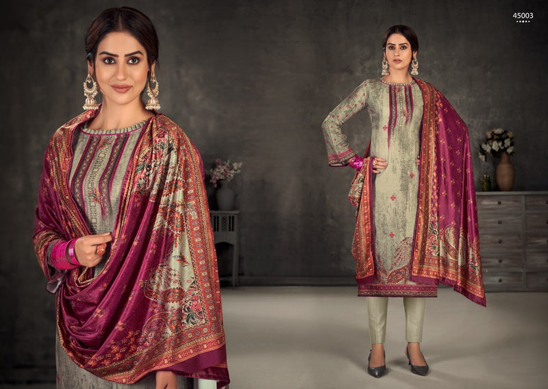 Skt Suit Alisha Pashmina Print Salwar Suit