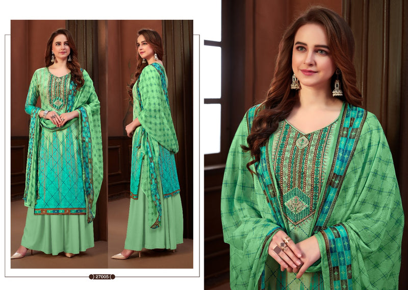 Skt Suit Jessica Pashmina Digital Print With Kadai Work  Salwar Suit