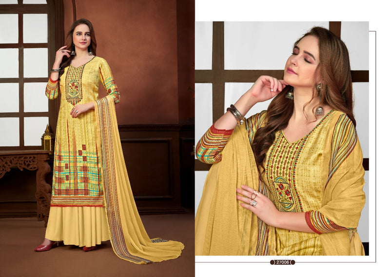 Skt Suit Jessica Pashmina Digital Print With Kadai Work  Salwar Suit