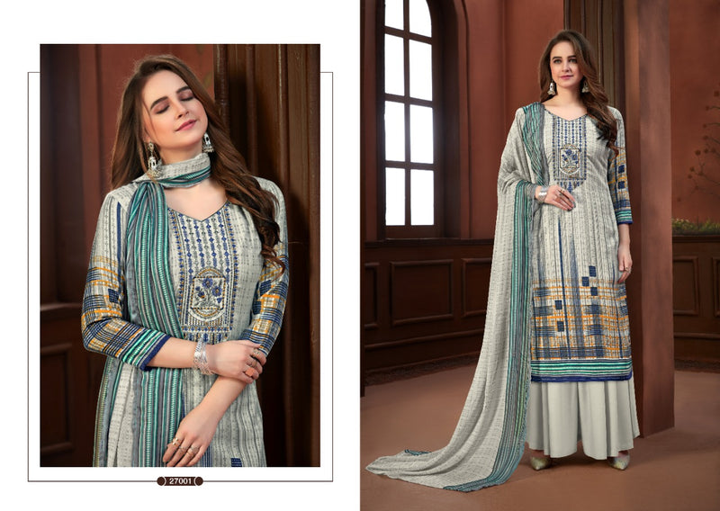 Skt Suit Jessica Pashmina Digital Print With Kadai Work  Salwar Suit