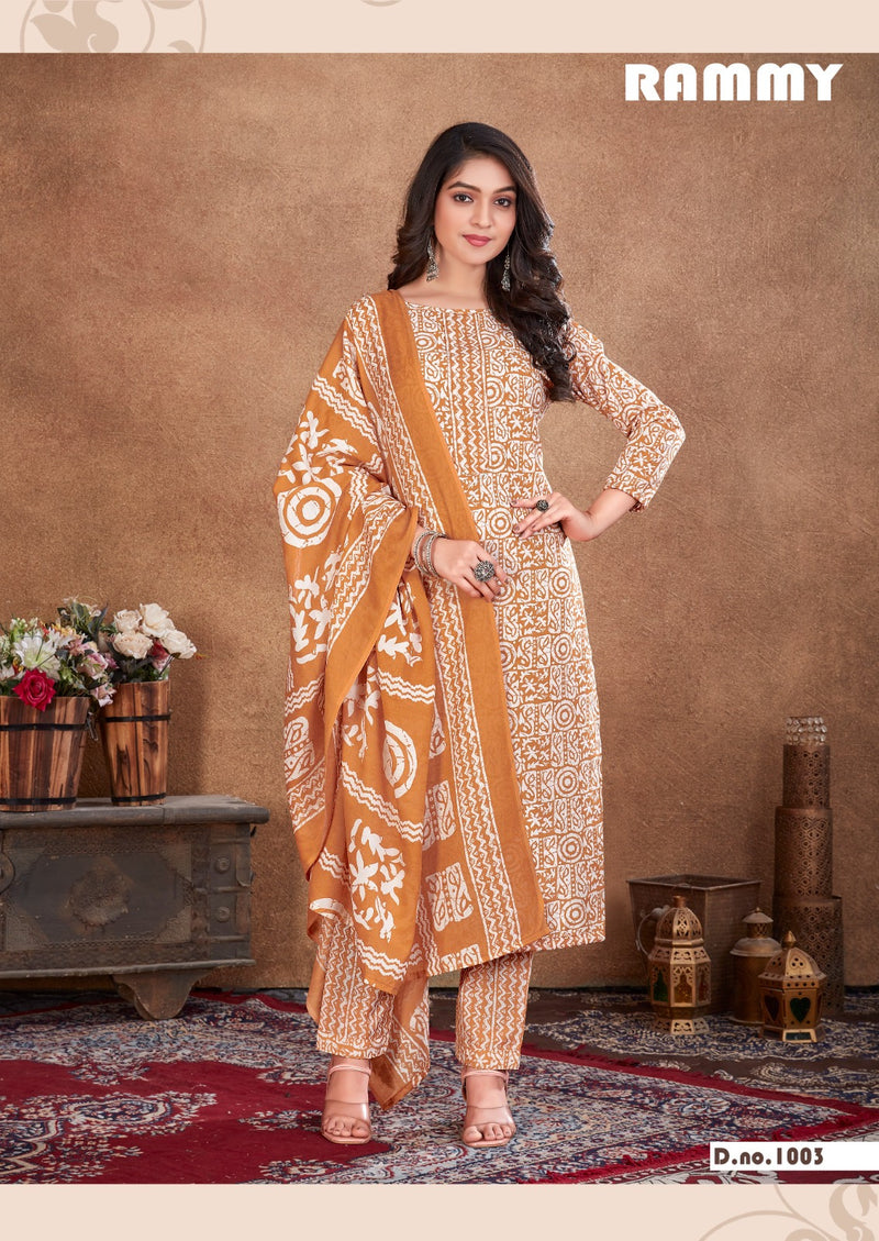 Skt Suit Rummy Soft Cotton Digital Print Casual Wear Salwar Suit